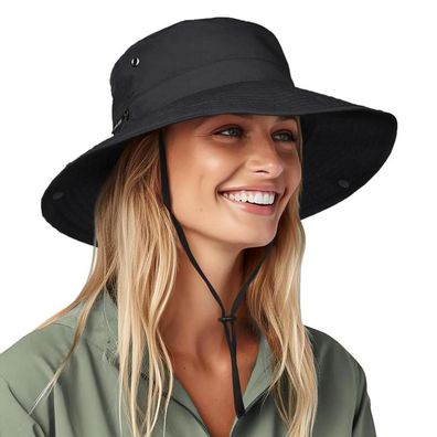 Furtalk Unisex Sonnenhut mit UV Schutz, faltbar und tragbar für Damen und