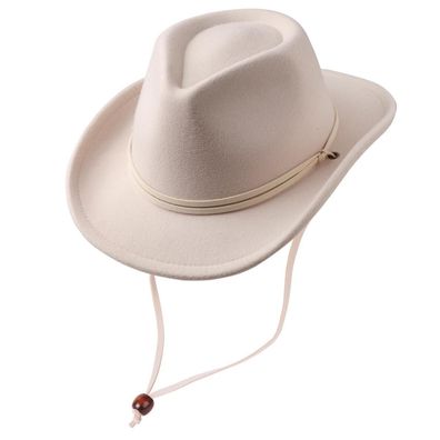 Dreshow Kinder Cowboyhut mit Gürtelschnalle, Unisex Fedora Westernhut für