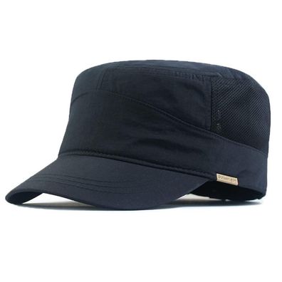 YAMEE Military Cap Unisex Denim - Klassische Vintage Baseball Cap für Damen und