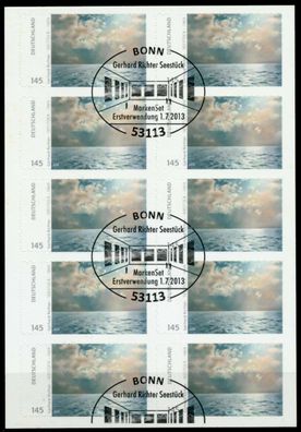 BRD BUND Folienblatt Nr FB32 #3021 gestempelt MH X70F252