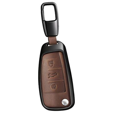 PEICHI Autoschlüssel Hülle für Audi A1 A3 A4 A6 Q3 Q5 Q7 S3 R8 TT, 3 Tasten