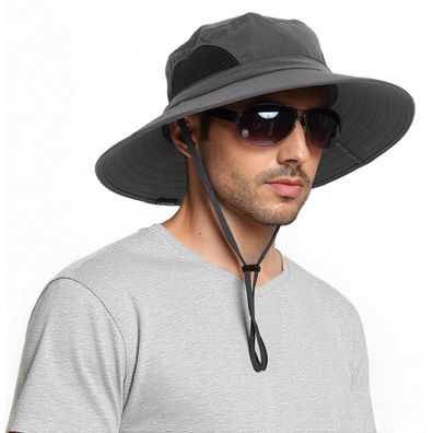 Einskey Sonnenhut Herren, UPF 50+ UV-Schutz, faltbar, atmungsaktiv, mit breiter