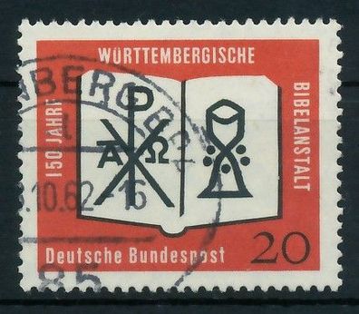 BRD 1962 Nr 382 gestempelt X7F79E2