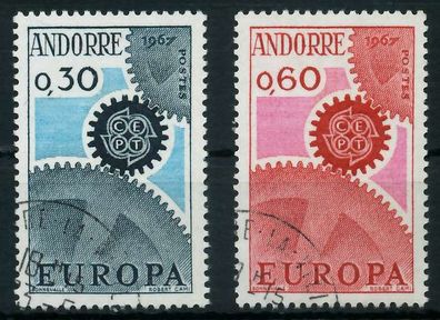 Andorra (FRANZ. POST) 1967 Nr 199-200 gestempelt X9C83BE