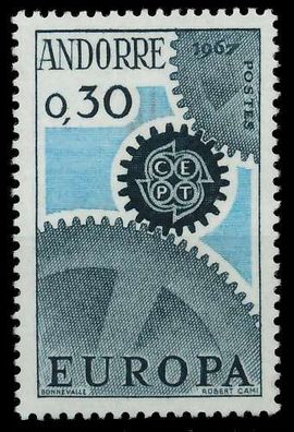 Andorra (FRANZ. POST) 1967 Nr 199 postfrisch X9C83CE