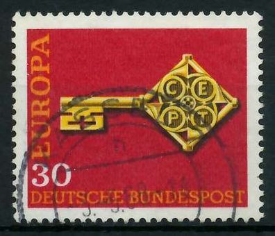 BRD BUND 1968 Nr 560 gestempelt X9D1682