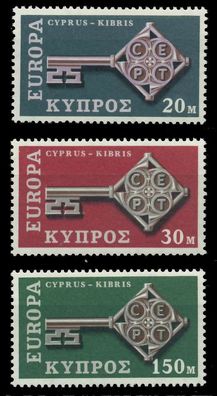 ZYPERN 1968 Nr 307-309 postfrisch SA52FEA