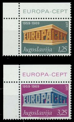 Jugoslawien 1969 Nr 1361I-1362I postfrisch ECKE-OLI X9D1B42