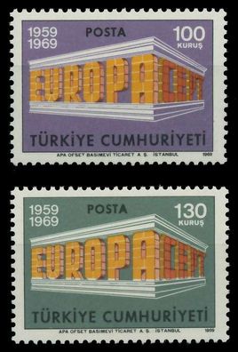 TÜRKEI 1969 Nr 2124-2125 postfrisch SA5EA8A
