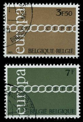 Belgien 1971 Nr 1633-1634 gestempelt X02C6AA