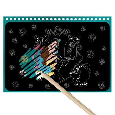 Totum 044340 Disney Prinzessin Rubbelbuch