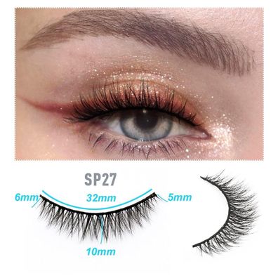 EMEDA 10 Styles Künstliche Wimpern Set - Natürlicher Look, Kurz & Weich, 10
