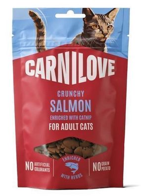 Carnilove Cat Snack Crunchy Salmon 50 g Lachs