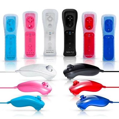 Controller für Nintendo Wii/U Konsole mit Motion Plus & Nunchuck Set