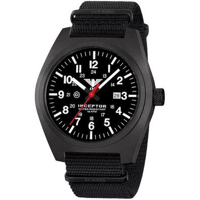 KHS - KHS. INCBS. NB - Armbanduhr - Herren - Quarz - Inceptor Black Steel