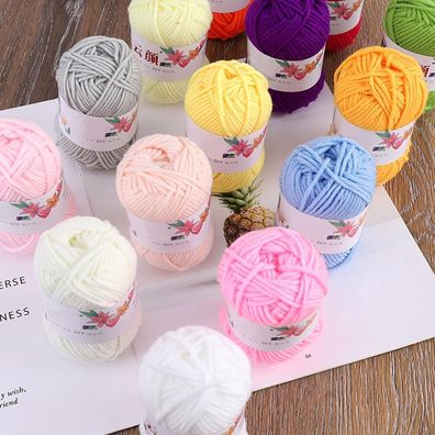 Yayatty Häkelgarn 35 Farben Set (15g) - 100% Acryl Wolle für Stricken & Häkeln