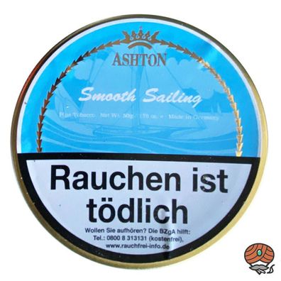 ASHTON Pfeifentabak Smooth Sailing 50g Dose