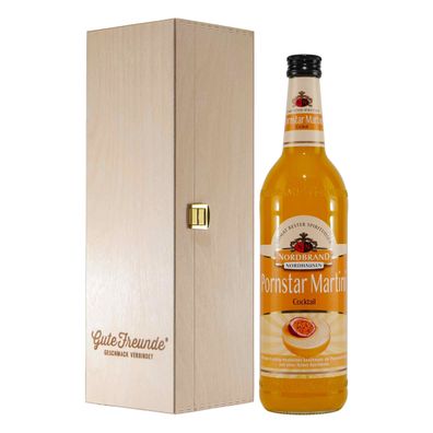 Nordbrand Pornstar Martini mit Geschenk-Holzkiste