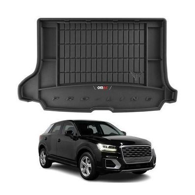 OMAC Gummi Kofferraumwanne für Audi Q2 2017-2025 TPE Laderaumwanne Schwarz