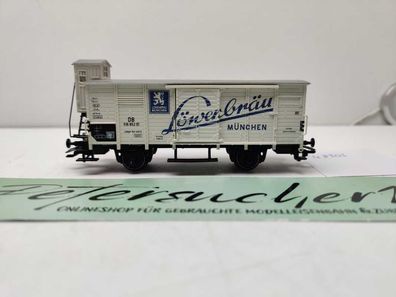 Märklin H0 AC 48303 Gedeckter Güterwagen / Bierwagen (Bauart G10) mit Bremserhaus