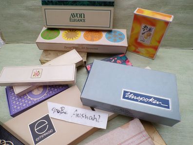 ALT Vintage Avon geprägte Motivseifen & OVP -große Auswahl
