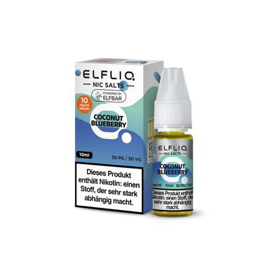 ELFLIQ Coconut Blueberry Nikotinsalz Liquid 10 ml
