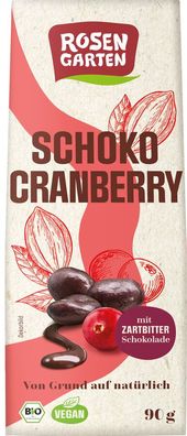 6x Rosengarten Schoko-Cranberry 90g