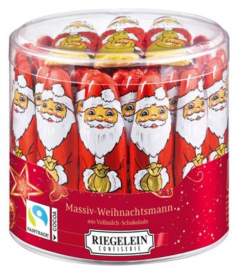 Riegelein Weihnachtsmann Massiv 65 x 12,5 g (812,5 g)