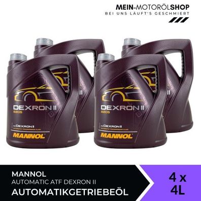 Mannol Automatic ATF Dexron II 4x4 Liter