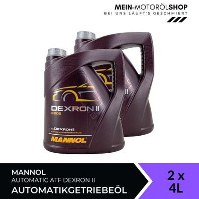 Mannol Automatic ATF Dexron II 2x4 Liter