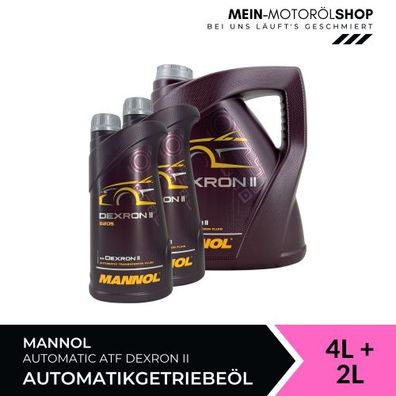 Mannol Automatic ATF Dexron II 4 + 2 Liter
