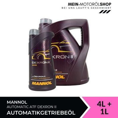 Mannol Automatic ATF Dexron II 4 + 1 Liter