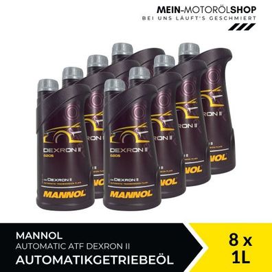 Mannol Automatic ATF Dexron II 8x1 Liter