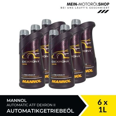 Mannol Automatic ATF Dexron II 6x1 Liter