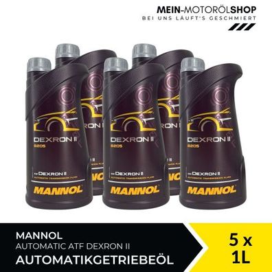 Mannol Automatic ATF Dexron II 5x1 Liter