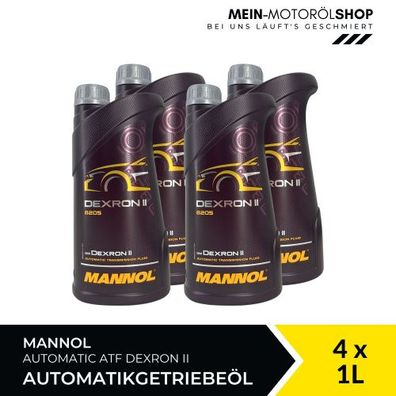 Mannol Automatic ATF Dexron II 4x1 Liter