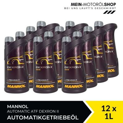 Mannol Automatic ATF Dexron II 12x1 Liter