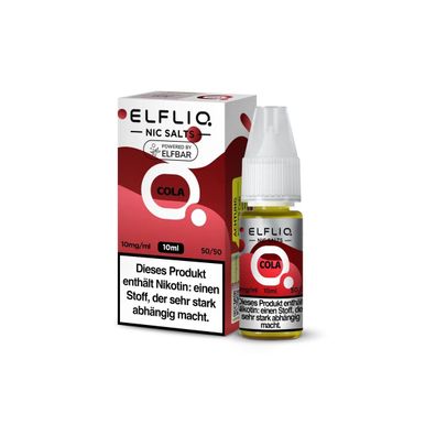 ELFLIQ Cola Nikotinsalz Liquid 10 ml