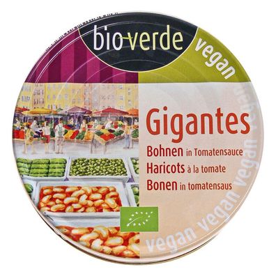 bio-verde Gigantes Riesenbohnen in Tomatensauce 190 g 190g