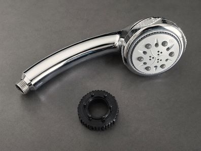 Spirella Mistic Chrome Duschbrause 3 Jet Handbrause verchromt