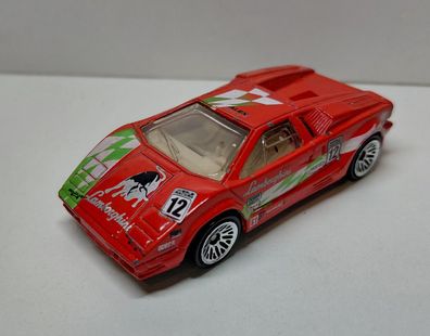 Modellauto Hot Wheels 1:64 Lamborghini Countach rot