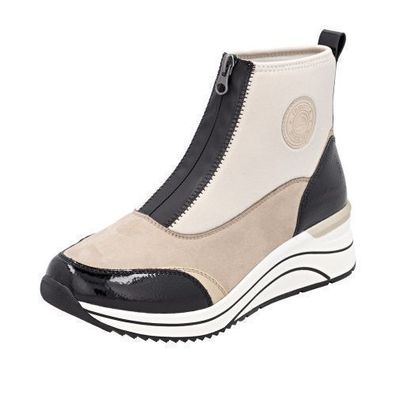 Remonte Kurzstiefel - Schwarz / Jute / Ginger Kunstleder