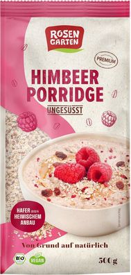 6x Rosengarten Himbeer-Porridge ungesüßt 500g