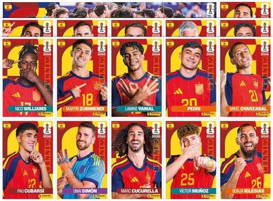 Panini FIFA World Cup 2026 - Sticker Collection - WM Gewinner Set Spanien