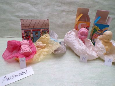 ALT Vintage Avon Bärenfamilie Schwein Küken Tiere Seifen