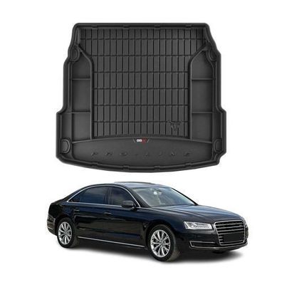 OMAC Gummi Kofferraumwanne für Audi A8 D4 2009-2018 TPE Laderaumwanne Schwarz