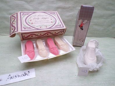 ALT Vintage Avon Kordelseife Fußball Football Lady Slipper