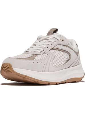 FitFlop Damen Sneakers F-Mode Flow Suede/Mesh/Leather Flatform IV7