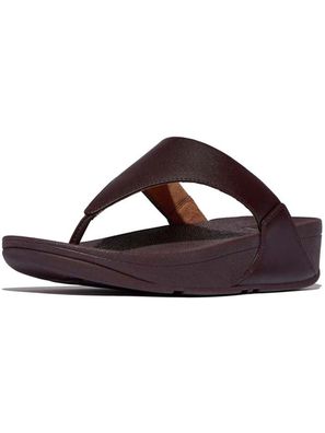 FitFlop Damen Flip Flops Lulu Leather Toepost I88