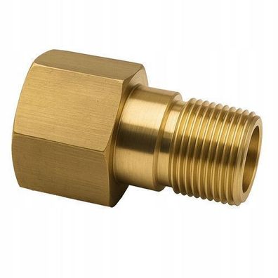 Rosfix Adapter M18 AG–TR22 IG – Messing | Ersatz für Kärcher Easy!Lock